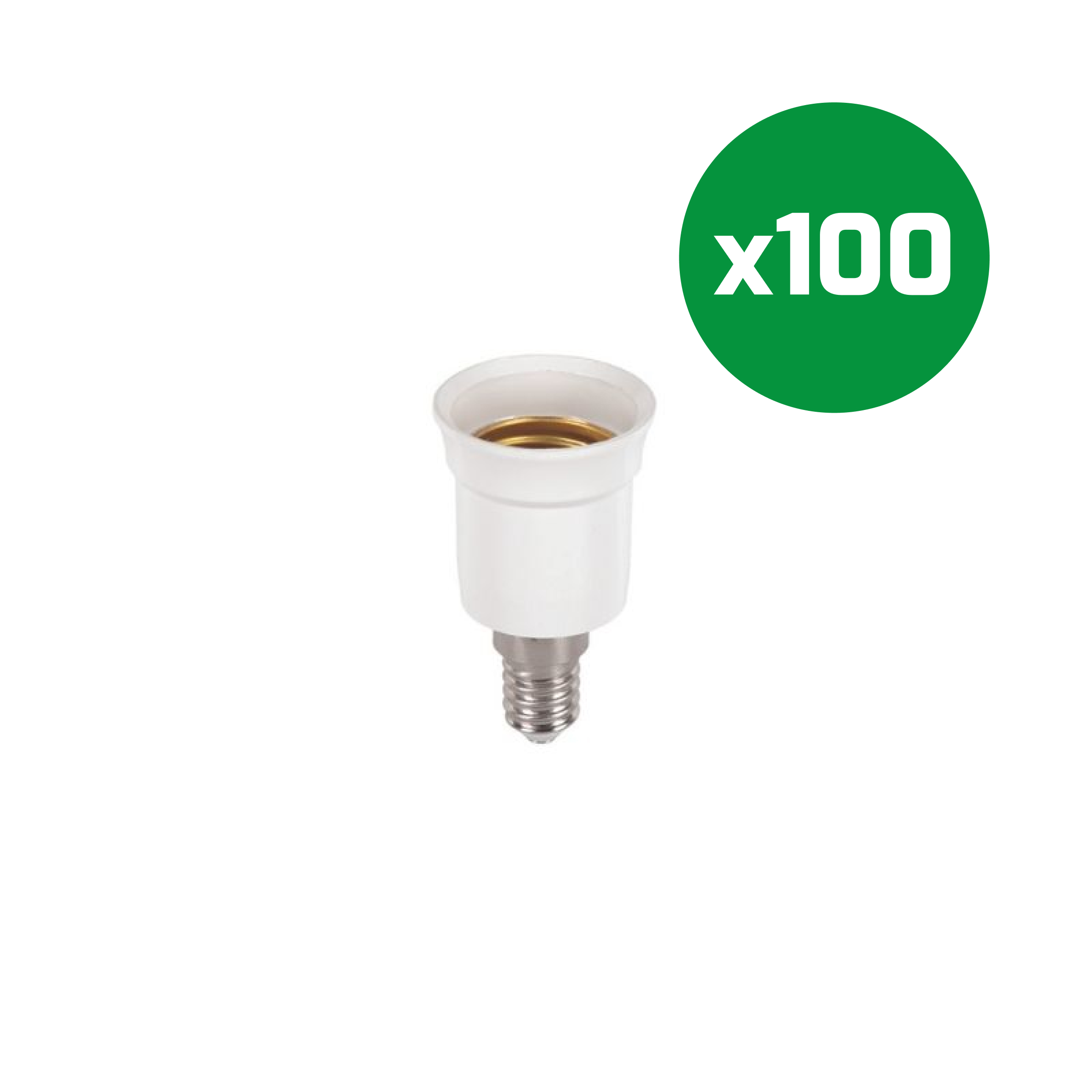 Fitting adapter van E14 naar E27 voor LED-aansluiting