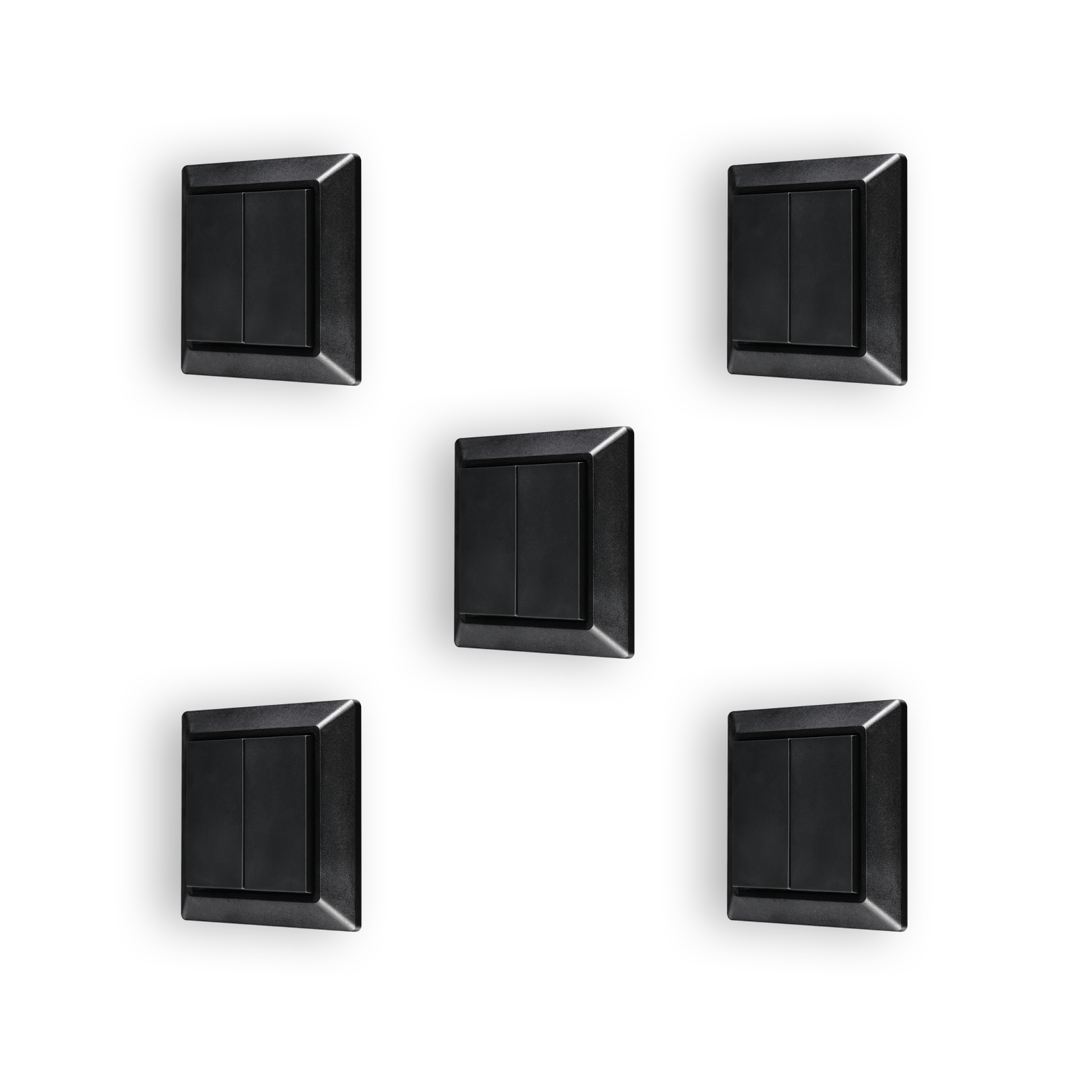 Zigbee Friends of Hue schakelaar dubbel zwart draadloos voor LED-verlichting