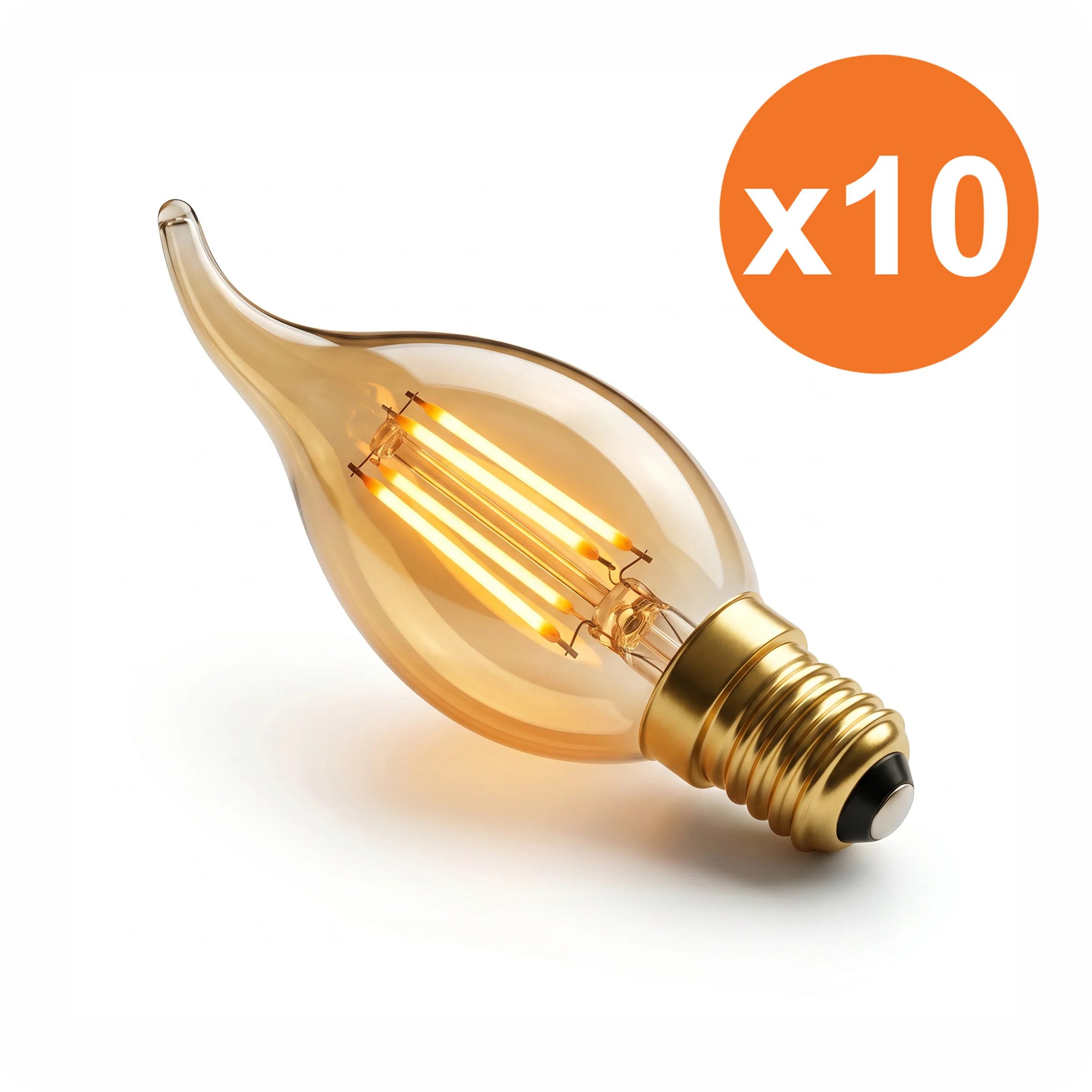E14 BA35 filament LED-kaarslamp Garda 4.1W 2200K dimbaar voor lampvervanging