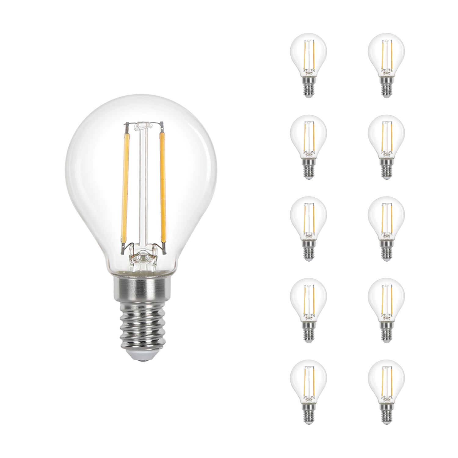 E14 P45 filament LED-kogellamp Porto 1.8W 2700K voor lampvervanging